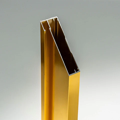 PERFIL ALUMINIO E45-20 3MT DORADO BRIGTH