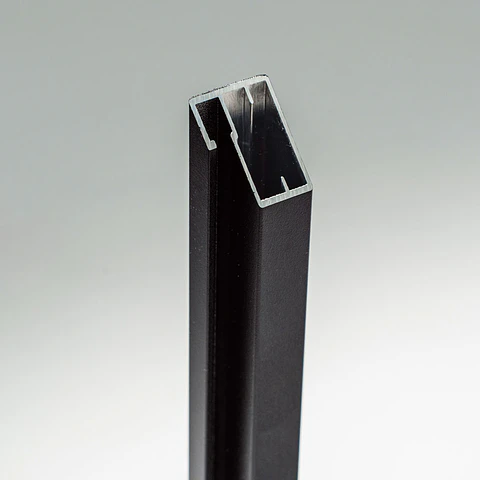 PERFIL ALUMINIO E20-21 6MT NEGRO MATE 