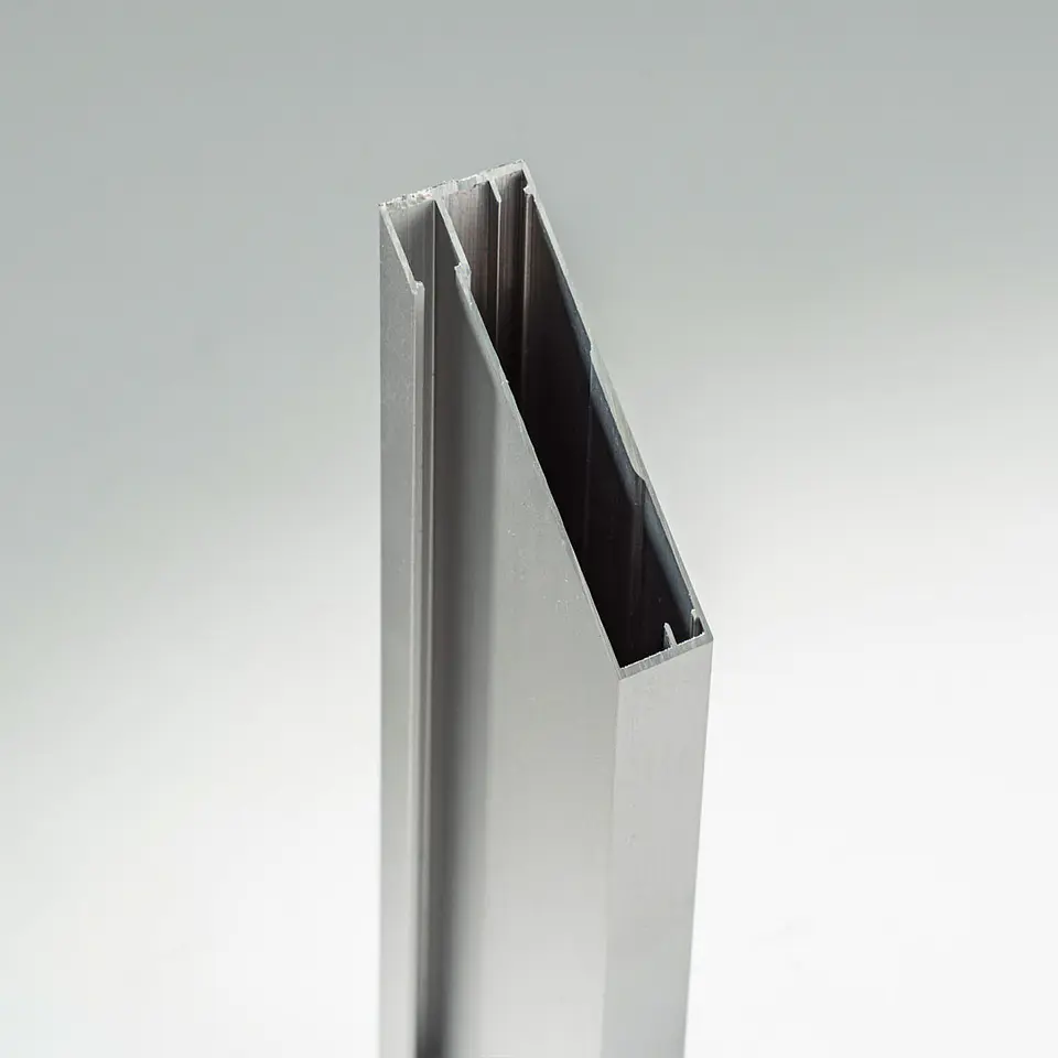 PERFIL ALUMINIO E45-20 6MT PLATA  1
