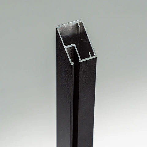 PERFIL ALUMINIO IB20-21 6MT NEGRO MATE 