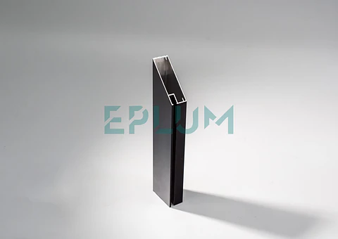 PERFIL ALUMINIO IB43-20 5,85 MT NEGRO MATE