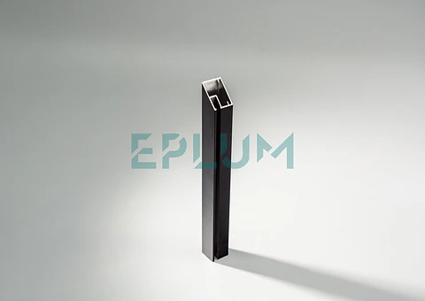 PERFIL ALUMINIO IB20-21 5,85 MT NEGRO MATE 
