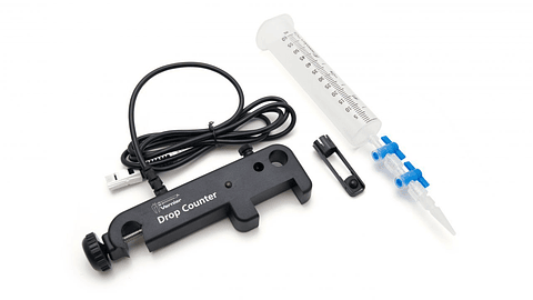 Contador de gotas para titulações