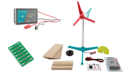 Kit de investigação da energia eólica Go Direct