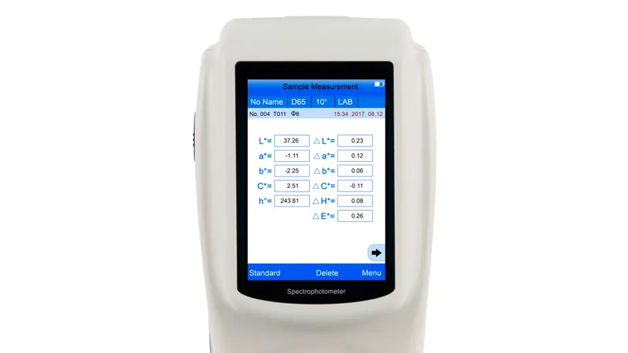 Espectrómetro PCE-CSM 10 6