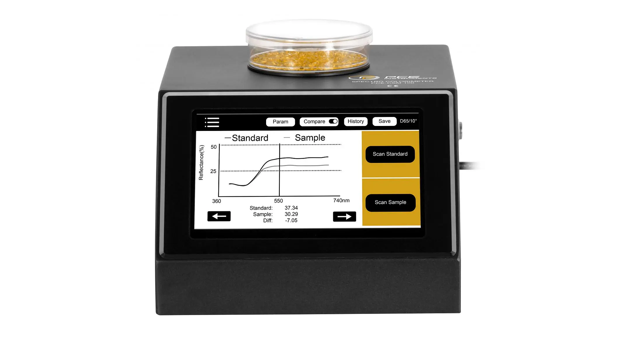 Espectrómetro PCE-CSM 100 3