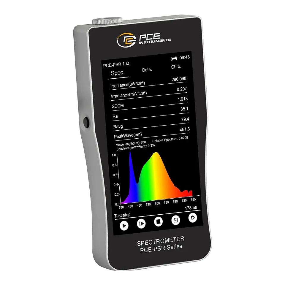Espectrómetro PCE-PSR 100 1