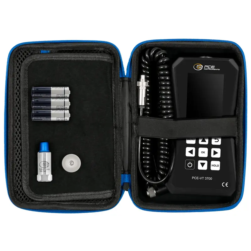 Acelerômetro PCE-VT 3700 - c/ certificado de calibração ISO 10