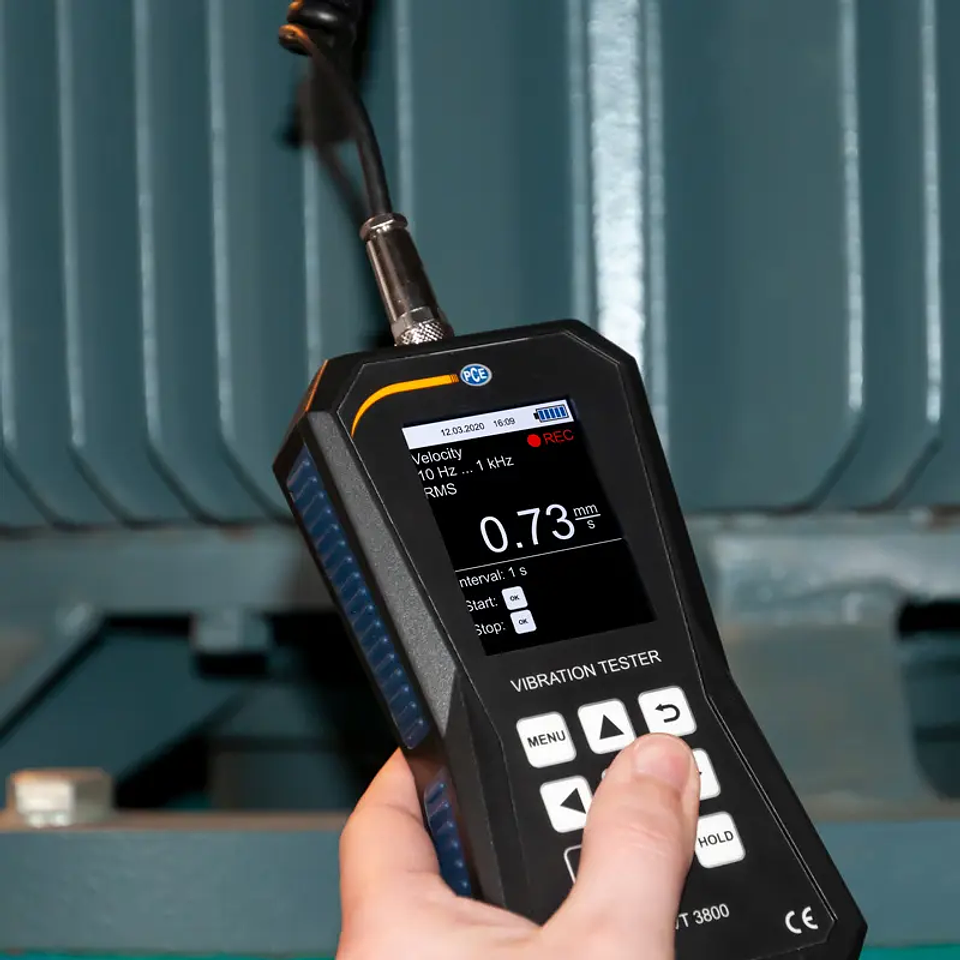 Acelerômetro PCE-VT 3800-ICA - c/ certificado de calibração ISO 12