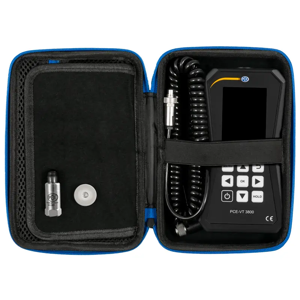 Acelerômetro PCE-VT 3800-ICA - c/ certificado de calibração ISO 13