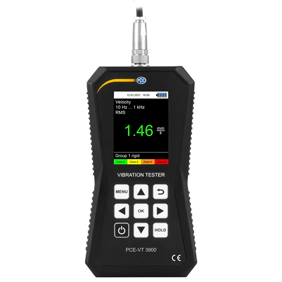 Acelerômetro PCE-VT 3900S-ICA - c/ certificado de calibração ISO 4