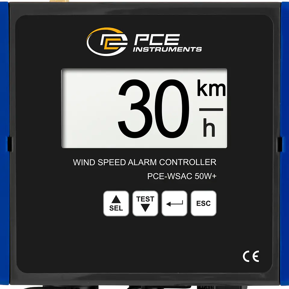 Medidor de Velocidade do Vento -  PCE-WSAC 50W+ 24 4
