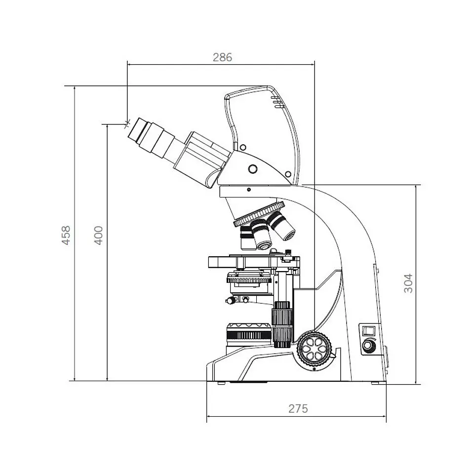 Microscópio Digital BA310 2