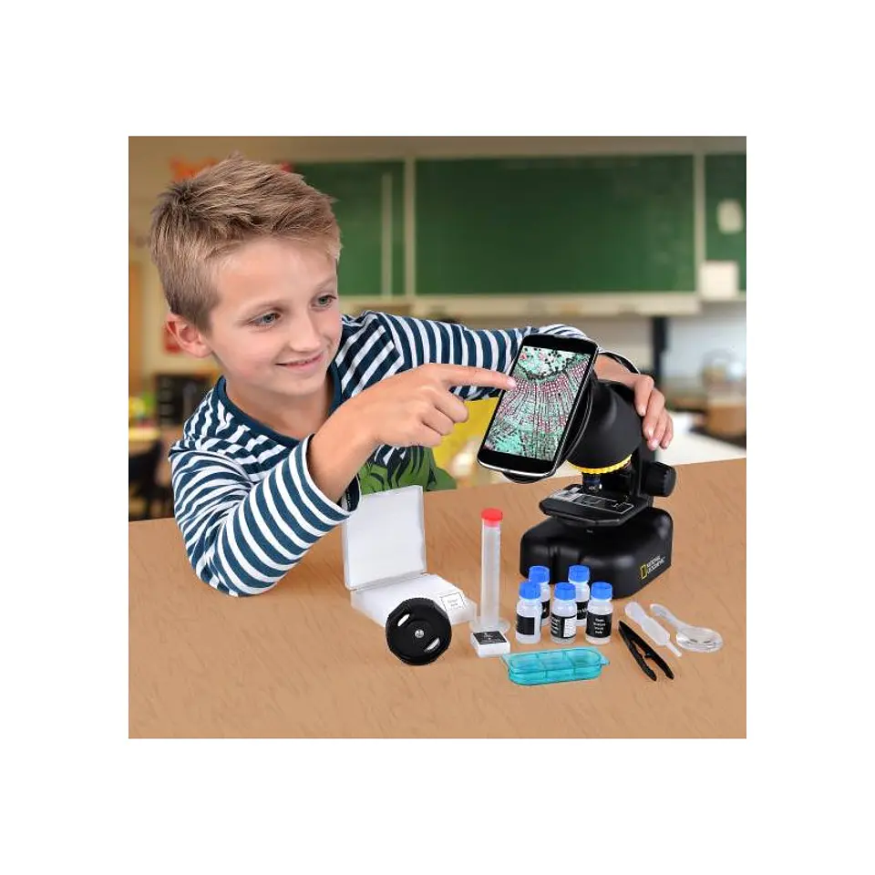 Microscópio 40x-640x c/ Adaptador de Smartphone 5