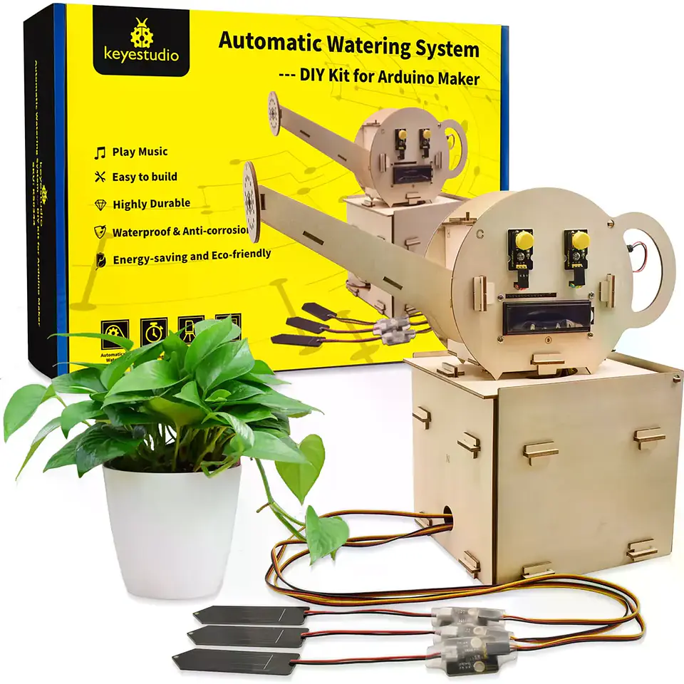 Estação de Rega Automática  c/ Placa Keyestudio PLUS (compatível com Arduino UNO) 3