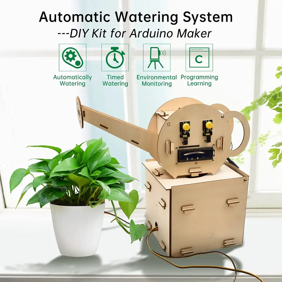 Estação de Rega Automática  c/ Placa Keyestudio PLUS (compatível com Arduino UNO) 5