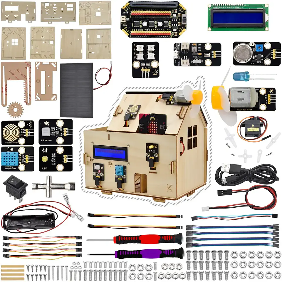 Casa Inteligente c/ painel solar -Micro:bit 3