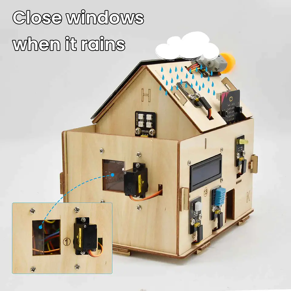 Casa Inteligente c/ painel solar -Micro:bit 9
