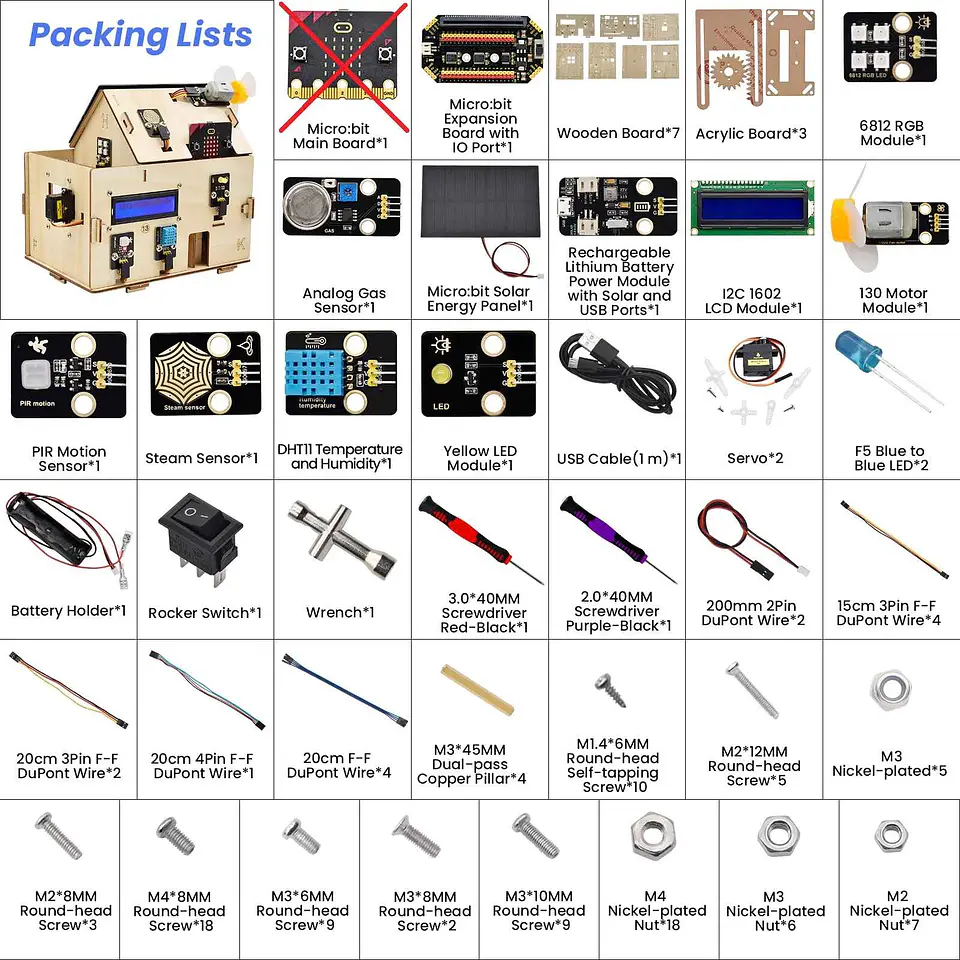 Casa Inteligente c/ painel solar -Micro:bit 10