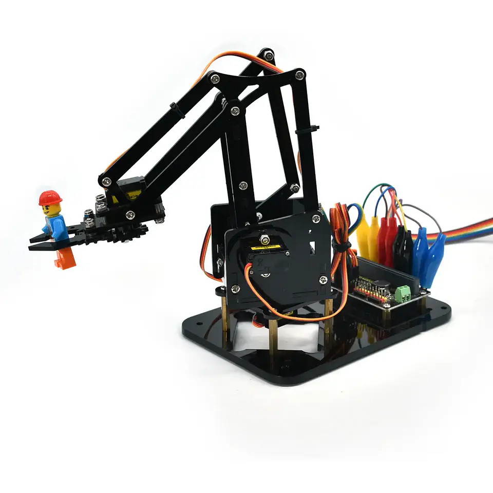 Kit de Braço Robótico 4DOF Programável (MakeCode/MicroPython)  2