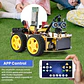 Kit de Robot 4WD com Bluetooth, IR, Display LED 8×16 e Sensores - Thumbnail 9