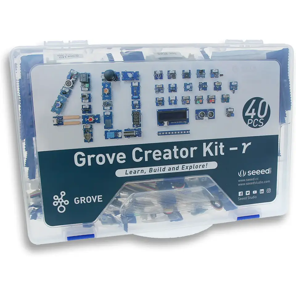 Kit Gamma (γ) de 40 módulos e sensores Grove 1