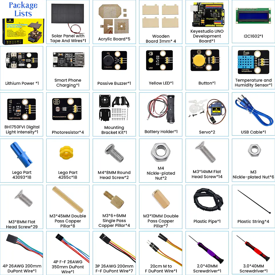 Kit de Iniciação Rastreador Solar Inteligente p/ Arduino 6