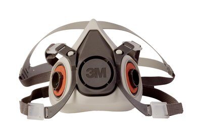 Respirador Medio Rostro 3M 6200 2 Vías Medium Gris
