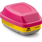 3M™ Cartucho/Filtro Mixto para Vapores Orgánicos, Gases Ácidos y Partículas 60923, Magenta/Amarillo, P100 - thumbnail 1