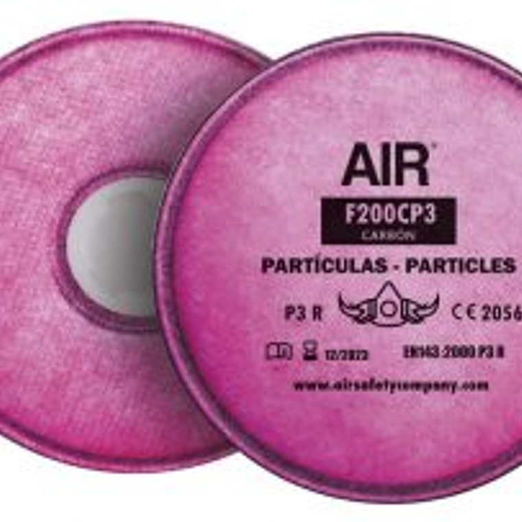 FILTRO PARTÍCULAS Y NIVELES MOLESTOS DE VAPORES ORGÁNICOS - P3 R AIR F200CP3 1