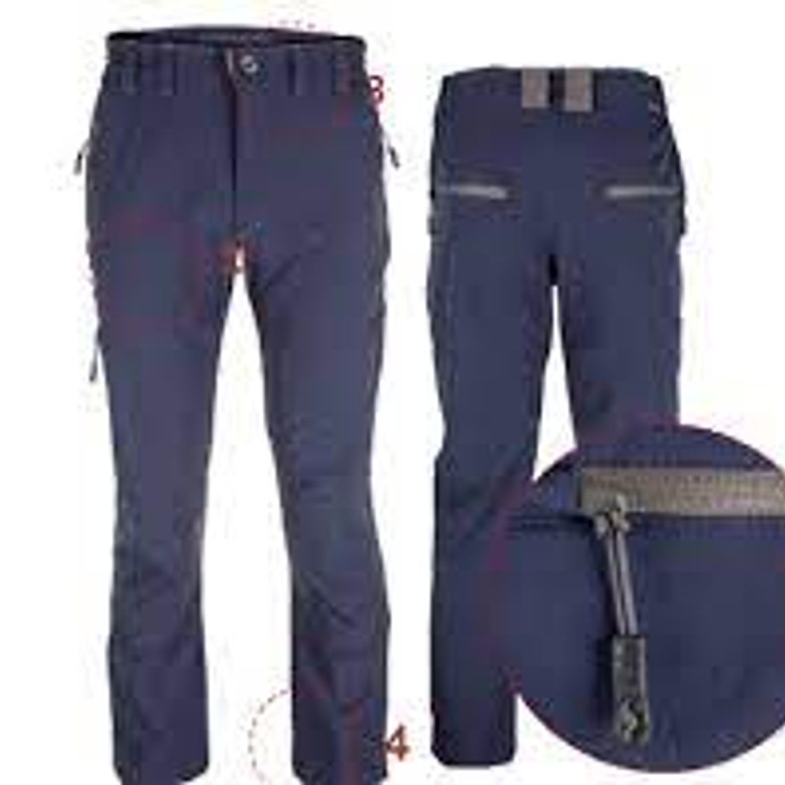 Pantalon Outdoor Azul Marino Unisex. 1