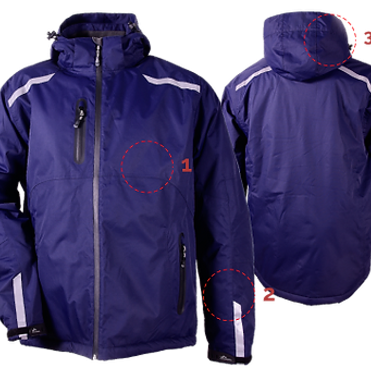 Parka Louis azul marino  1