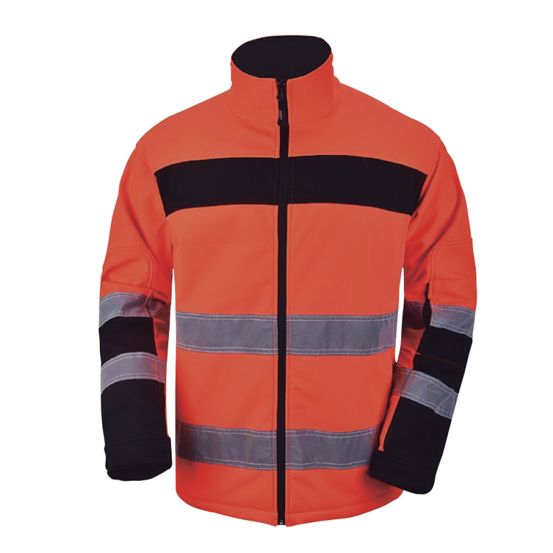 Chaqueta Softsheel alta visibilidad Amarillo Fluor y Naranja Fluor 2