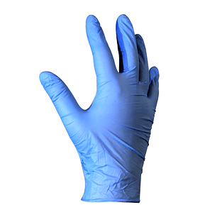 GUANTE NITRILO EXAMINACIÓN AZUL