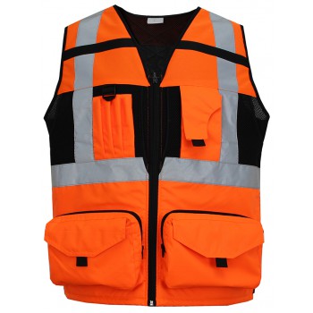 Chaleco Geologo Ingeniero Naranjo