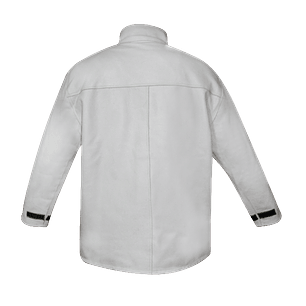 Chaqueta De Cuero Bandolera Full Kevlar (Velcro Mas Broche)