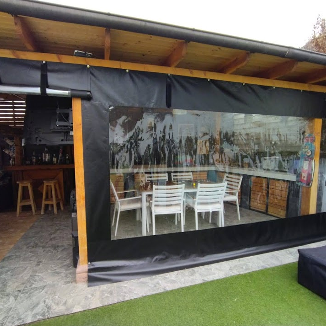 Cierre Terrazas en PVC Mas Mica Transparente 1