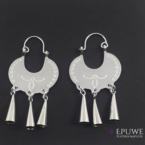 Mapuche Chaway Llol Llol Earrings