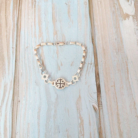 Pulsera Trariku diseño Kultrún