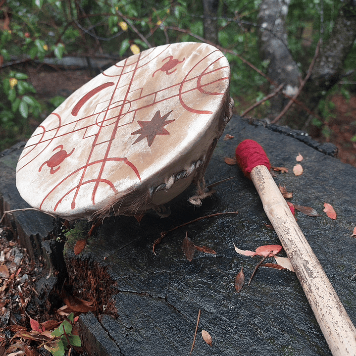 Tambor Kultrún Mapuche — Símbolo Ancestral de Conexión y Equilibrio 2