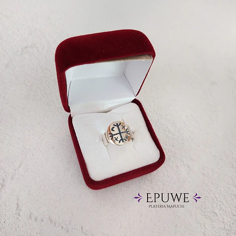 Mapuche Kultrún Ring