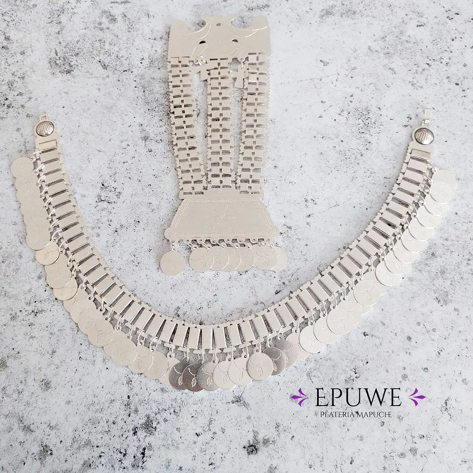 Trapelakucha Set (Keltatuwe) - Trarilonko - 950 SILVER 1
