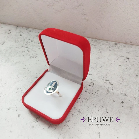 Anillo Mapuche Toki kura