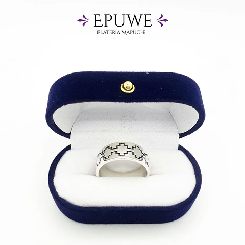 Mapuche Chakana Ring