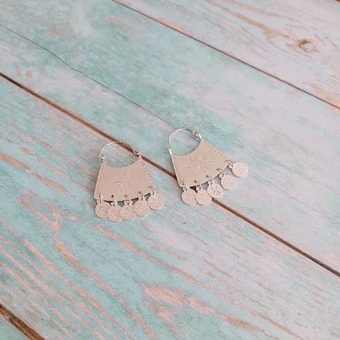 Mapuche Upul earrings