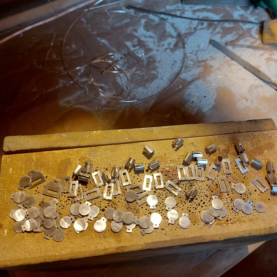 Collar Mapuche de 3 cadenas Kilkay hecho a mano en plata 950 2