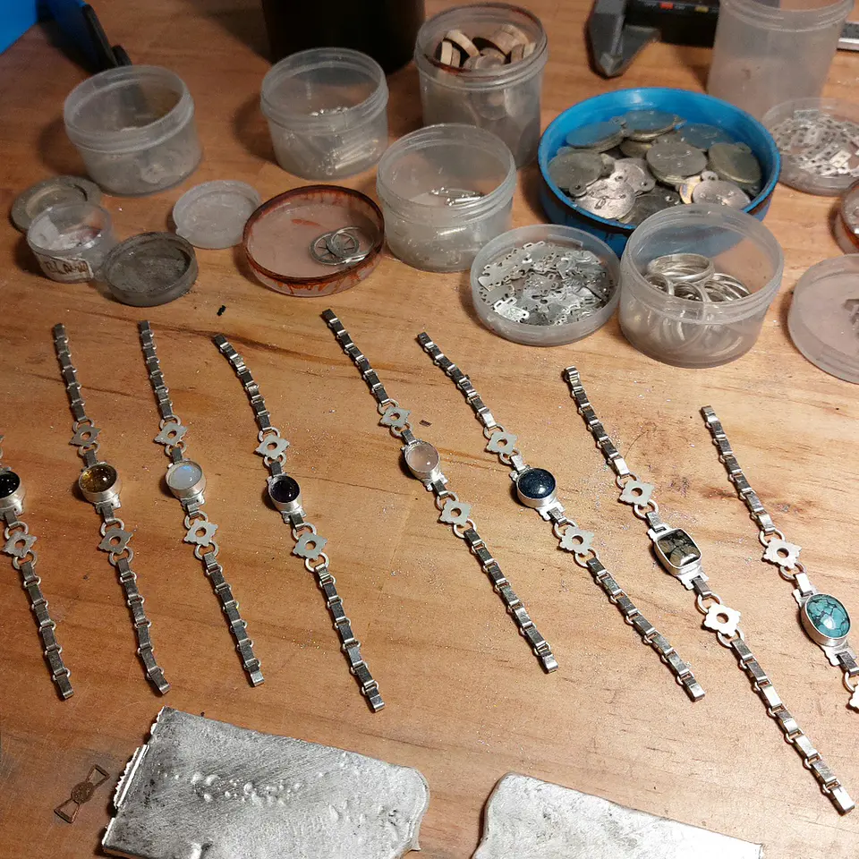 Mapuche Trariku Bracelets with Citrine Stone 4