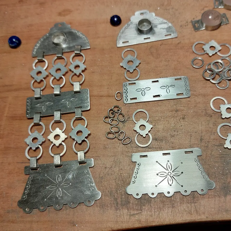 Collar Sikill Mapuche Cadena Kilkay hecho a mano en plata 950 3