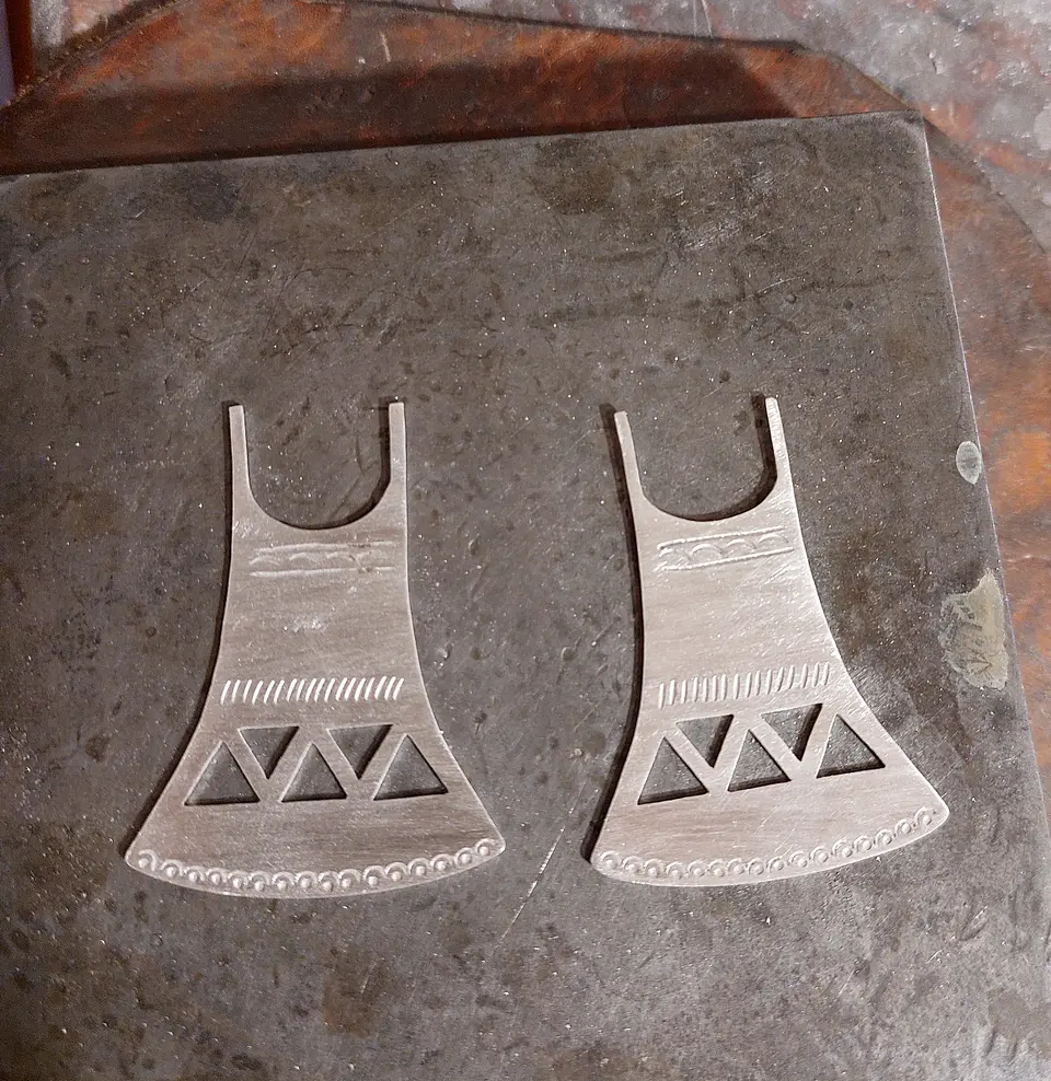 Traditional Mapuche Upul Earrings 3