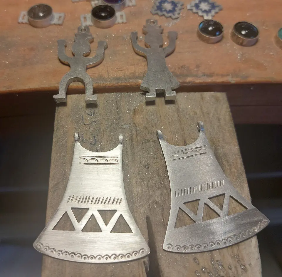 Traditional Mapuche Upul Earrings 4